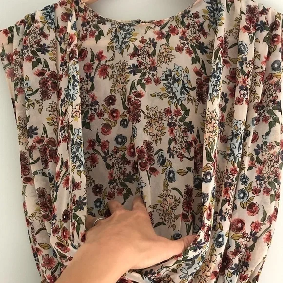 Zara Floral Gather Waist - Picture 6 of 15